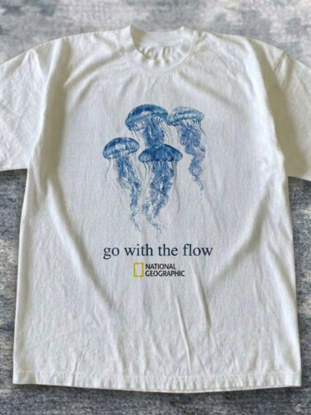 Design Jellyfish National Geographic White T-shirt